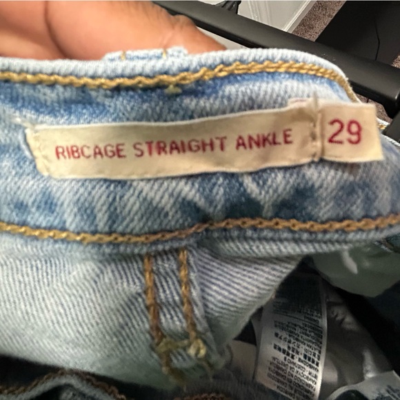 Levi's Ribcage Straight Ankle Light Blue Women's Jeans-27" - Picture 7 of 7